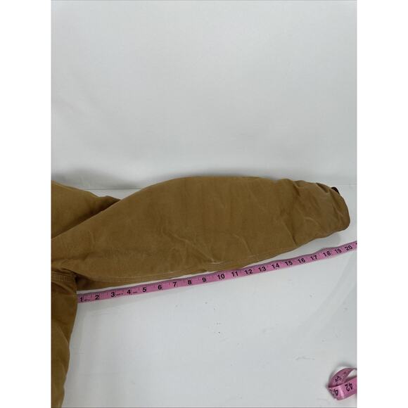 Vintage Carhartt Coat Brown Duck Canvas Tan 42 Tall CQ196 - Picture 15 of 16